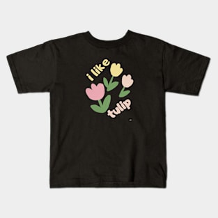 Tulip Vintage Retro Since Established Tulips Kids T-Shirt